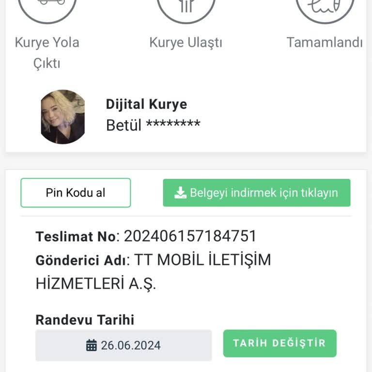 Dijitalkurye.com.tr Adresine Sahip Firmanın Hattımı Teslim Edememesi.