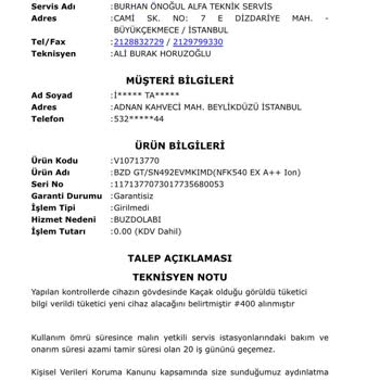 Ömrü Kısa Vestel Buzdolabı