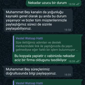 Vestel&Toshiba TRT Frekansına Çözüm Bulamıyor