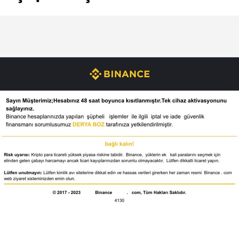Binance TR'de Haksız Para Blokajı Ve Kötü Müşteri Hizmetleri