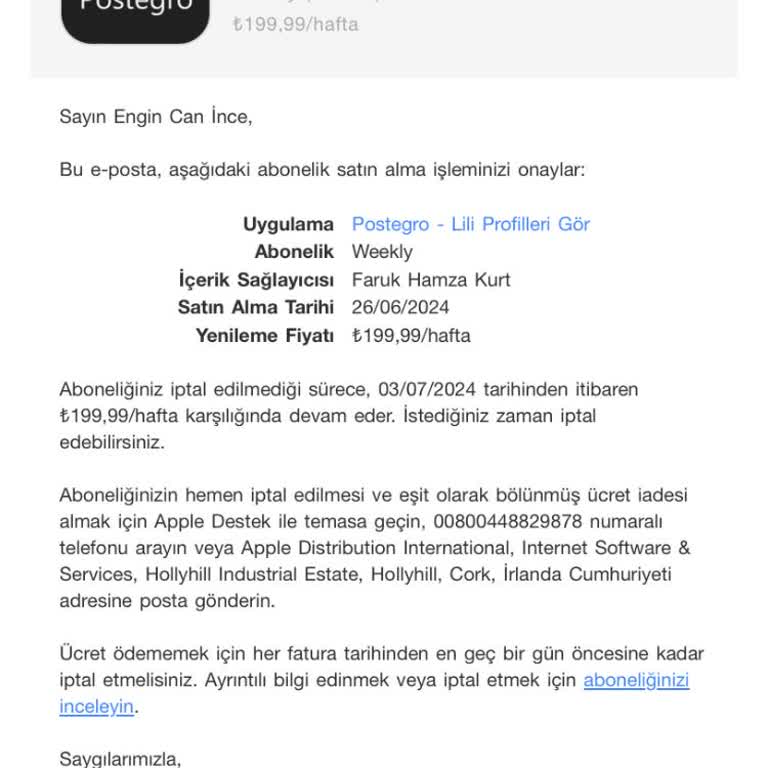 Postegro Gizli Hesap Göstermiyor