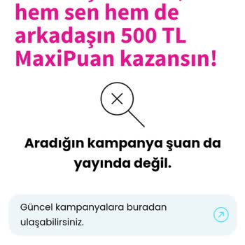 İş Bankası Davet Kodu Kampanyasından MaxiPuan'ımız Yüklenmedi.
