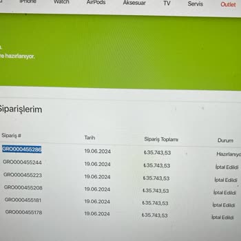 Gürgençler Apple Store Kargo Sorunu Çok Geç Kargo Yapıyorlar