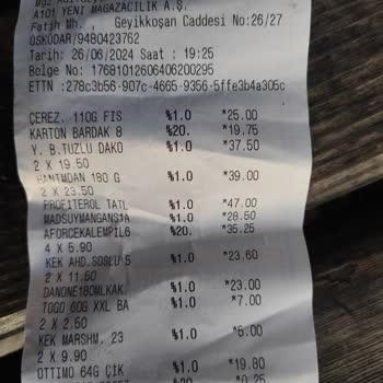 A101 Market Profiterol Şikayeti