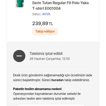 Hepsiburada Ve Avva Satılan Ürünü Göndermiyor