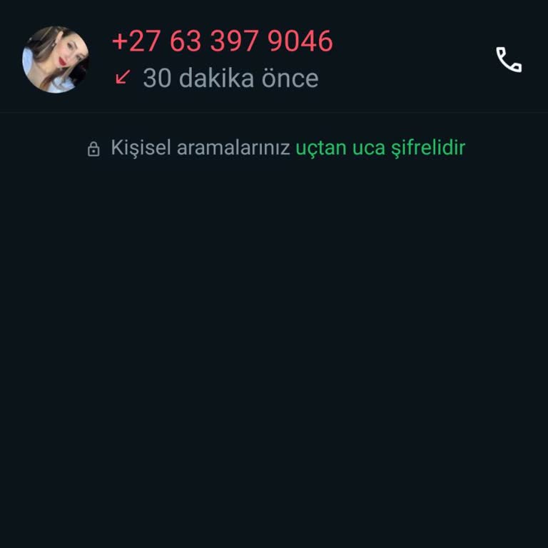 WhatsApp +27 Li Yabancı Numara