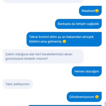 Obilet Uygulamasından İademi Alamıyorum, Boomerang Gibi Oynuyorlar.