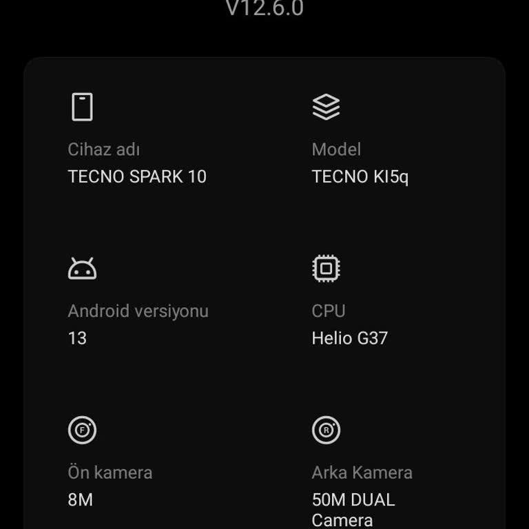 Tecno Mobile Tecno Spark 10