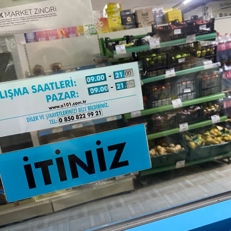 Kapanış Saatleri A101'in Normal Saatine Uygun Değil