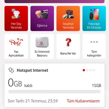 Vodafone Sınırsız İnternette Hotspot Yalanı