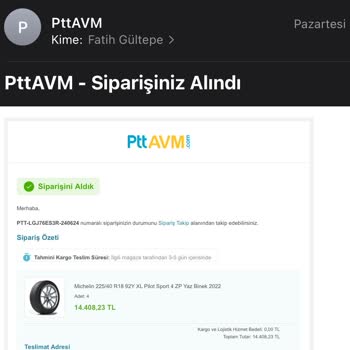 Epttavm'den Aldığım Lastiklerin Kullanılmış Çıkması