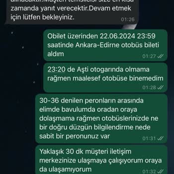 Metro Turizm Ve Obilet İş Birliği İle Mağduriyet.