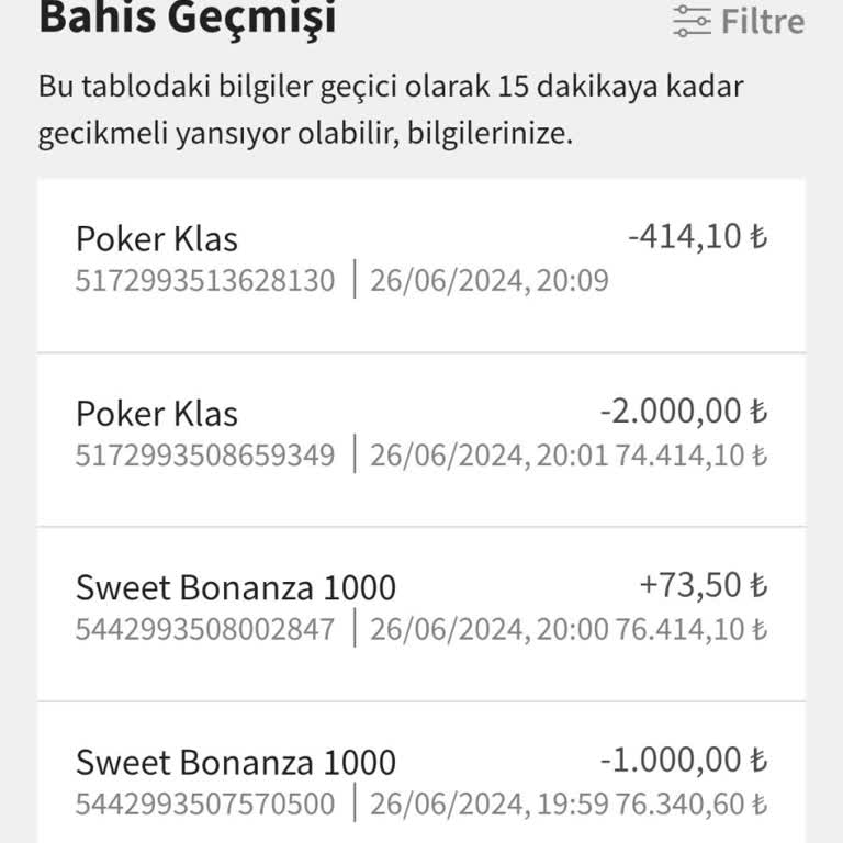 Klaspoker Bakiyemi Sildi