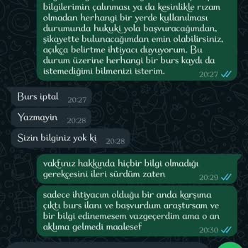 Türkiye Öğrenci Bilim Vakfı Burs Başvurusu