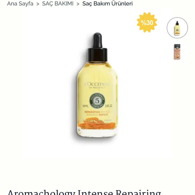 Loccitane Kalitesi Düşen Saç Bakım Yağı