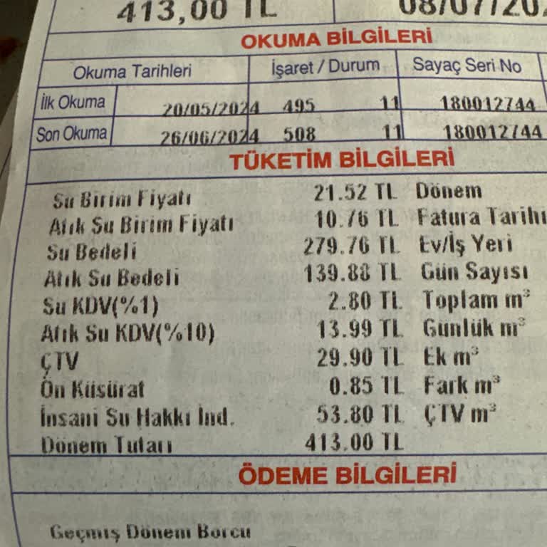 İSKİ Atık Su Bedeli