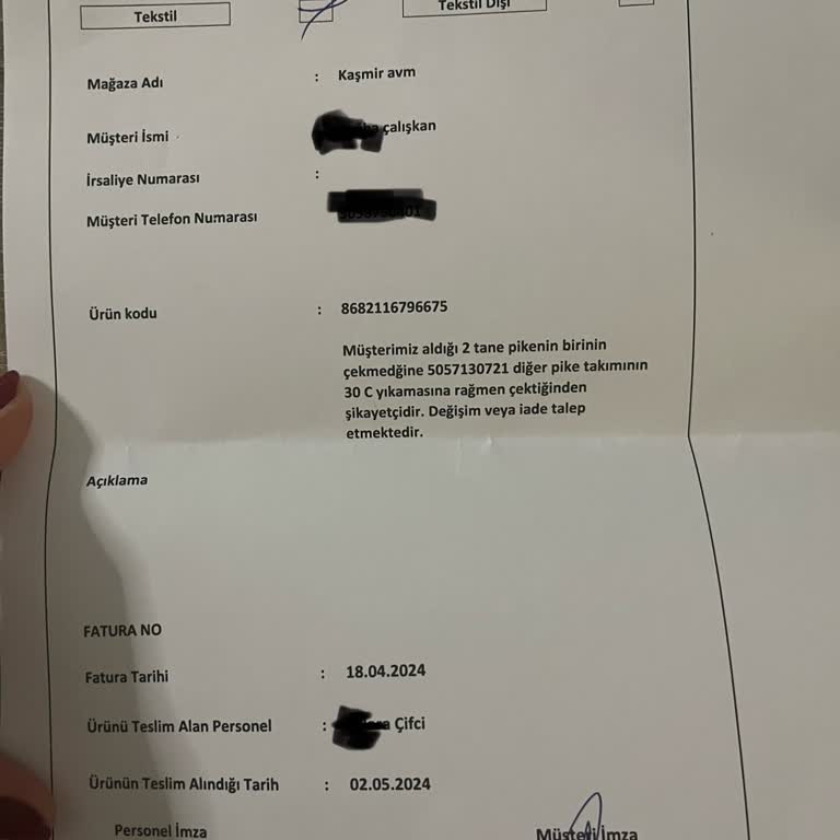 Madame Coco Hatalı Ürünü 2.5 Aydır İnceleyemedi!