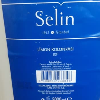 Selin Kolonya Ve Cossta Tarihi Geçmiş Kolonya Ürünü