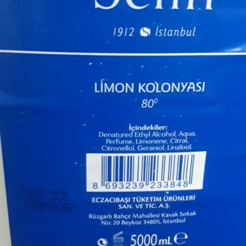Selin Kolonya Ve Cossta Tarihi Geçmiş Kolonya Ürünü