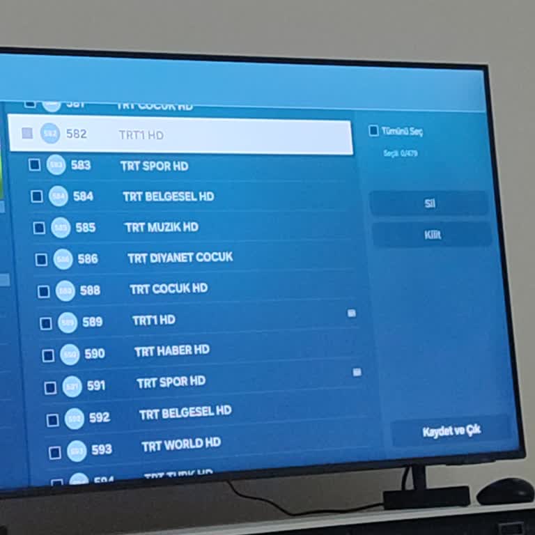 Samsung TV Kanal Taşıma Yapamıyorum