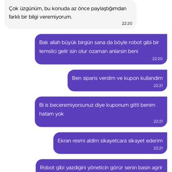 GetirYemek İptal Edildi Ve Kuponum Verilmedi
