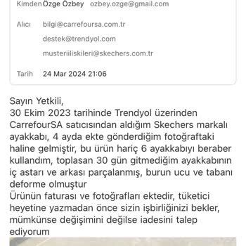 Skechers Ayakkabım 4-5 Giymede Parçalandı!