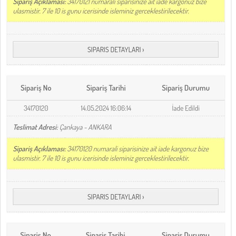 Sefamerve Para İademi Yapsın