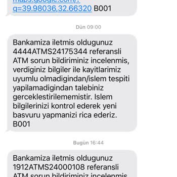 Ziraat ATM'si Paramı Yuttu Paramı Geri Alamıyorum