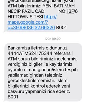 Ziraat ATM'si Paramı Yuttu Paramı Geri Alamıyorum