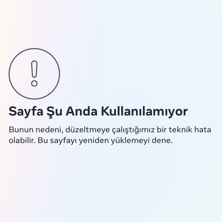 Instagram Sayfa Şu Anda Kullanılamıyor Yazısı Çıkıyor