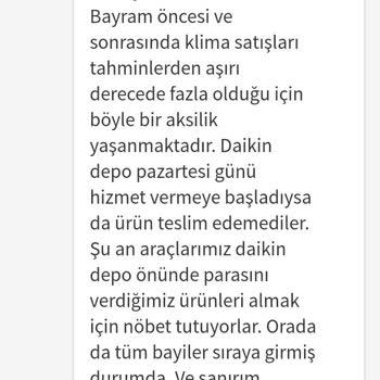 Trendyol Klimamı Göndermedi Mağdurum