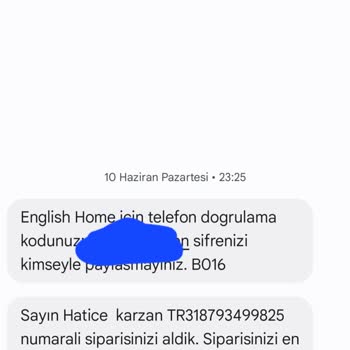 English Home Mağdur Ediyor Asla Müşteriyi Önemsemiyor