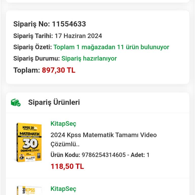 Kitap Seç Ürünlerim On Gündür Kargoya Verilmedi