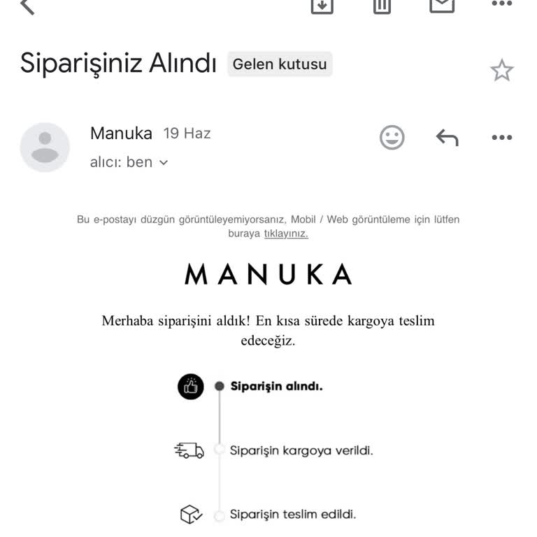 Manuka Vadettiği Sürede Kargoya Verilmiyor
