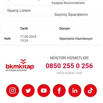 Bkmkitap İrtibat Kuramama Teslim Edilmeyen Kitaplar