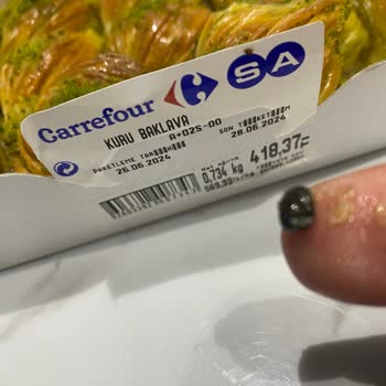 Carrefour SA Baklavadan Taş Çıktı