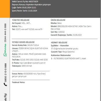 Beko Davlumbazımın Sürekli Arıza Vermesi