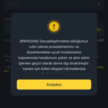 Binance Rutin İzleme Prosedür İle İlgili