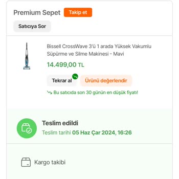 Hepsiburada Bissell Makine İadesinde Yaşanan Sorunlar Ve İndirim Mağduriyeti