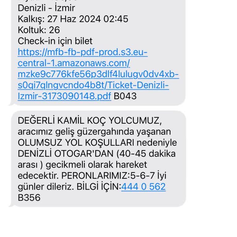 Kamil Koç'ta Beklenmedik Rötar Ve İptal Sorunu