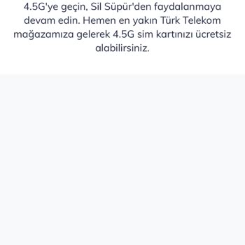 Türk Telekom Şikayetçiyim 4,5 G Ücret Talep Etmeleri Bayilerin 300 TL