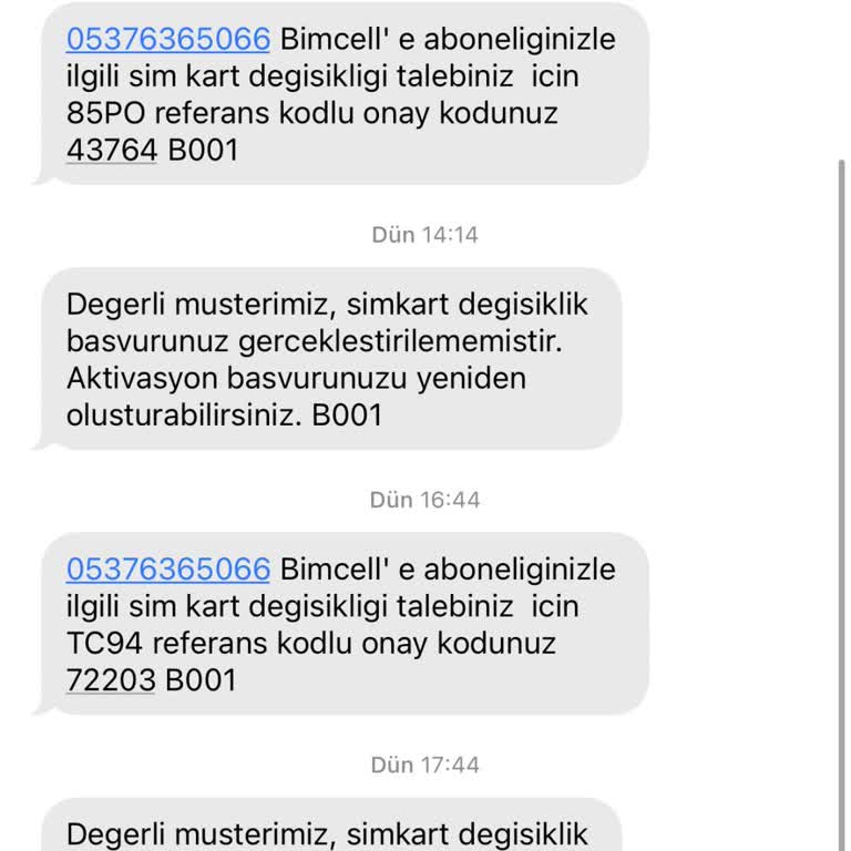 Bimcell Sim Kart Aktivasyon Sorunu Ve Çözüm Beklentisi