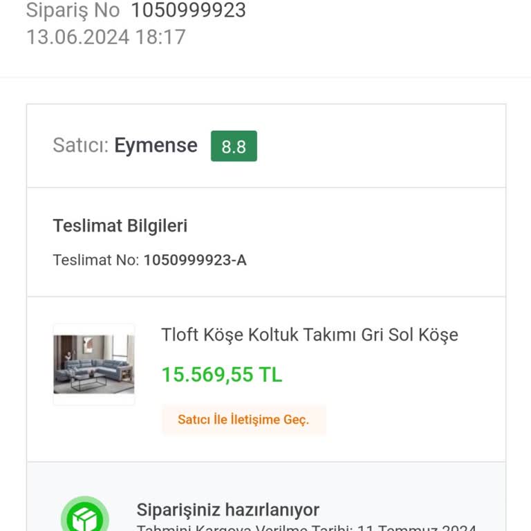 Eymense Uyarmama Rağmen Hatalı Ürün Gönderimi!