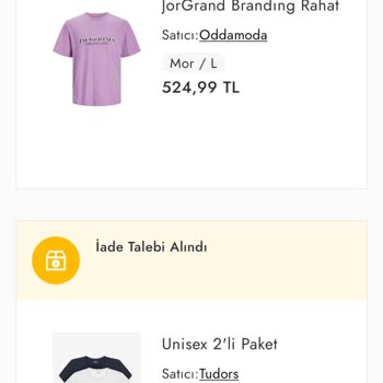 Boyner İade Sistemi Bozukluğu