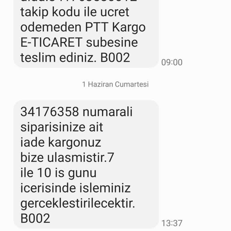 Sefamerve İade Para İadesi Yapmıyor.