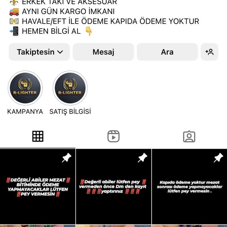 B-Lighter Instagram Sayfası Yanıltmaya Çalışıyor