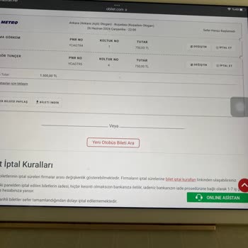 Metro Turizm Kabus Yolculuğu 10 Saatlik Yolculukta 5 Saat Rötar