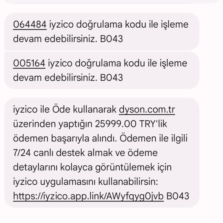 Dyson Paramı İade Etmedi