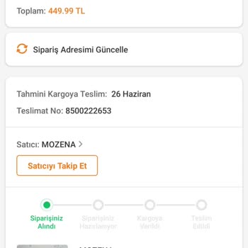Trendyol'dan Aldığım Ürünün Gecikmesi Ve Gönderilmemesi