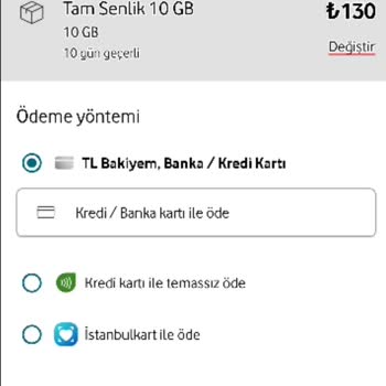 Vodafone Yanımda Uygulaması Paket Yükleme Bağlantı Sorunu